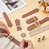 4Pcs Leather Sew on Toggle Buckles FIND-FG0005-62A-3