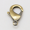 Brass Lobster Claw Clasps KK-903-AB-1