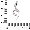 Brass Micro Pave Cubic Zirconia Pendants KK-P289-12P-3