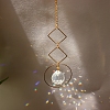 Quartz Crystal Big Pendant Decorations HJEW-PW0001-018E-1