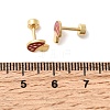 304 Stainless Steel Stud Earrings EJEW-F396-02A-G-4