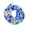 Electroplate Glass Beads Strands EGLA-P048-A02-2