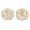 201 Stainless Steel Filigree Pendants STAS-S108-65G-2