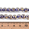 Crackle Transparent Glass Beads Strands GLAA-N030-8mm-01C-4