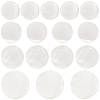 40Pcs 4 Styles 1-Hole Natural Shell Shank Buttons BUTT-CY0001-38-7