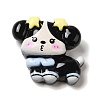 Opaque Resin Puppy Cabochons CRES-A056-01A-1