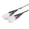 Natural Quartz Crystal Pointed Dowsing Pendulum Big Pendants G-H285-06R-A25-2