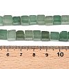 Natural Green Aventurine Beads Strands G-T139-6x6-36A-5