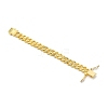 Zinc Alloy Cuban Link Chain Bracelets BJEW-SZC0005-01-3