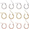 Unicraftale 304 Stainless Steel Hoop Earrings EJEW-UN0001-04-1