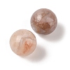 Natural Cherry Blossom Agate No Hole Sphere Beads G-K353-04D-33-2