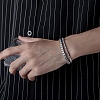 201 Stainless Steel Multi-strand Bracelets BJEW-H633-02P-1