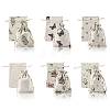 24Pcs 6 Colors Polycotton(Polyester Cotton) Packing Pouches Drawstring Bags ABAG-FS0001-12-2