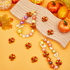 10Pcs Thanksgiving Day Food Grade Eco-Friendly Silicone Beads SIL-SP0001-10-4