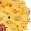 FINGERINSPIRE 120 Sets 6 Style Paper Cake Topper Accessories AJEW-FG0002-16-3