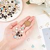DIY 120Pcs Alloy Enamel Nail Art Dangle Charm Decoration Sets MRMJ-SC0001-06-3