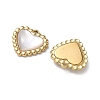 Natural Freshwater Shell Pendants STAS-G397-16G-01-2