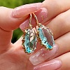 Alloy Cubic Zirconia Dangle Earrings FS-WGEFC92-01-1