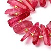 Natural Quartz Crystal Beads Strands G-F800-C21-3
