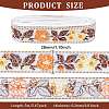 Ethnic Style Polyester Ribbons OCOR-WH0077-34D-2