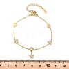 304 Stainless Steel Rhinestone Charm Bracelets BJEW-B171-16G-3