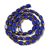 Electroplate Glass Beads Strands EGLA-P061-02A-M-3