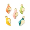 Alloy Enamel Pendants AL-CBA3844-02A-G-1