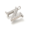 304 Stainless Steel Micro Pave Cubic Zirconia Pendants STAS-H228-06P-N-2