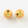 Spray Painted Acrylic Beads MACR-Q154-8mm-002-2