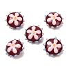 Baking Paint Glass Enamel Beads LAMP-S080-03D-2