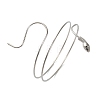Alloy Upper Arm Open Cuff Bangles for Women BJEW-U037-01A-P-2