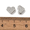 Brass Micro Pave Cubic Zirconia Beads KK-H487-03P-3