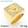 304 Stainless Steel Cubic Zirconia Finger Rings for Men FS-WG9BEFD-11-1