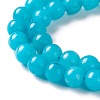 Natural White Jade Imitation Amazonite Beads Strands G-I299-F04-8mm-3