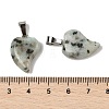 Natural Sesame Jasper Pendants G-B127-11P-11-3