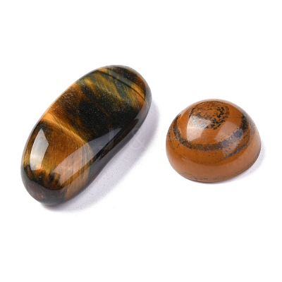 Natural Tiger Eye Beads G-M371-02-1