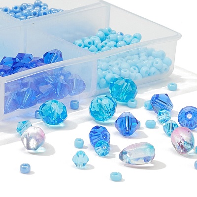 DIY Blue Series Jewelry Making Kits DIY-YW0003-05B-1