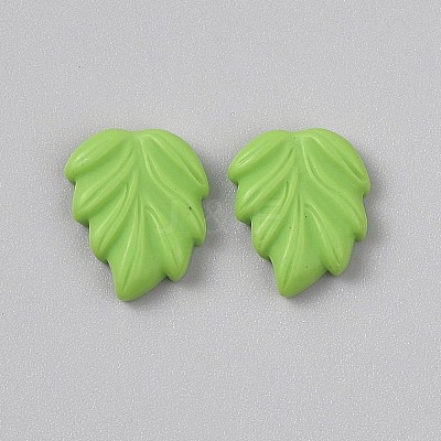 Opaque Resin Cabochons RESI-WH0022-35B-1