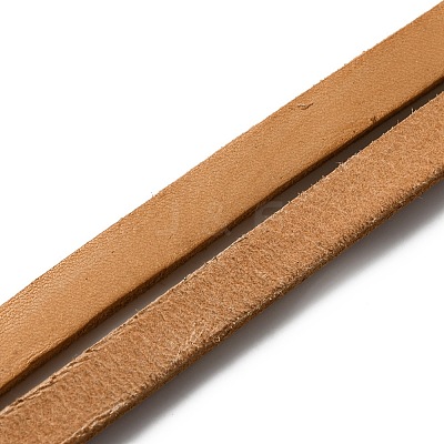 Flat Cowhide Leather Cord WL-WH0003-17D-01-1