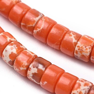 Synthetic Imperial Jasper Beads Strands G-F631-A24-03-1