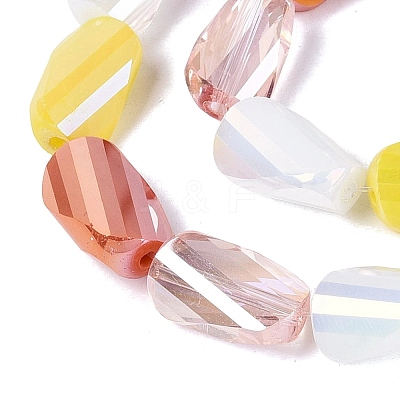 Electroplate Mixed Styles Glass Beads Strands EGLA-N022-10B-A03-1