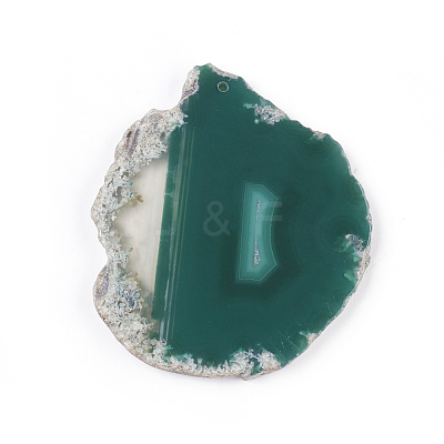 Natural Agate Pendants G-F646-02H-1