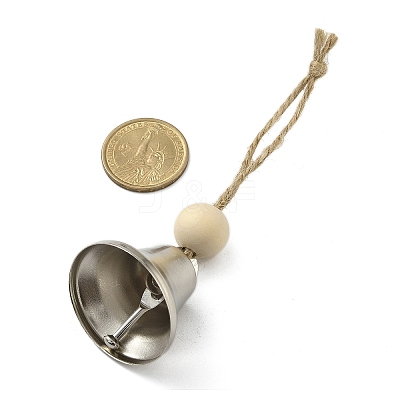 Iron Bell Hanging Ornaments HJEW-JM02466-1