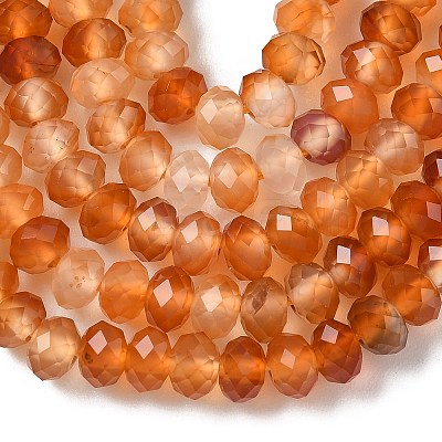 Natural Banded Agate Beads Strands G-D344-A34-03-1