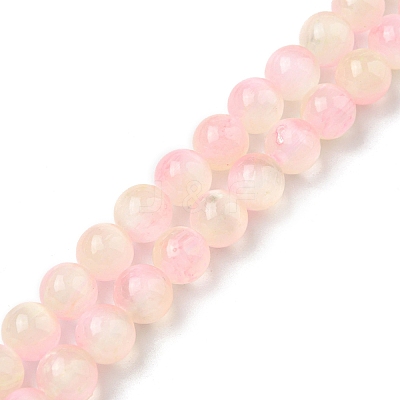 Natural Selenite Beads Strands G-P493-01L-1