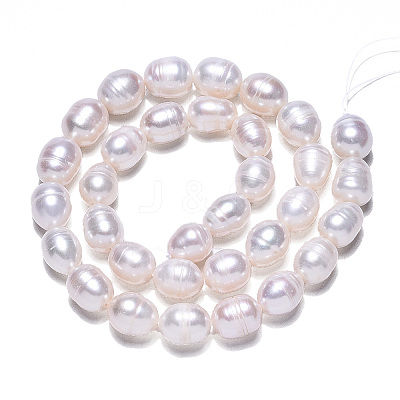 Natural Cultured Freshwater Pearl Beads Strands PEAR-N012-09A-1