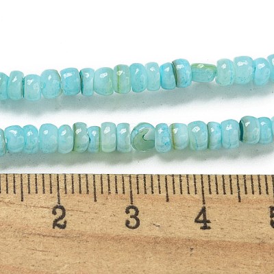 Dyed Natural Freshwater Shell Beads Strands BSHE-G039-07C-1