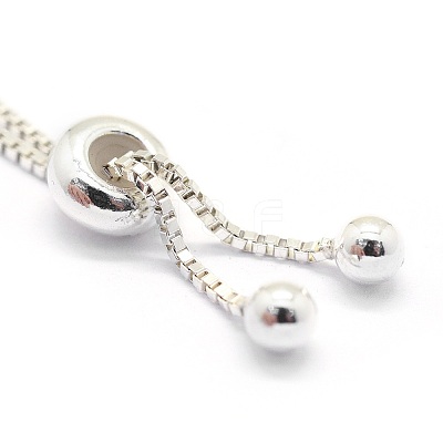 925 Sterling Silver Chain Bracelet Making MAK-L016-001S-1