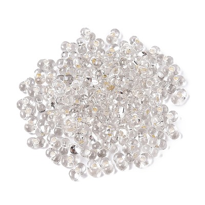 Baking Paint Transparent Glass Seed Beads X-SEED-N006-05A-1
