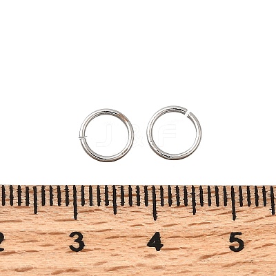Brass Open Jump Rings KK-B147-03G-P-1